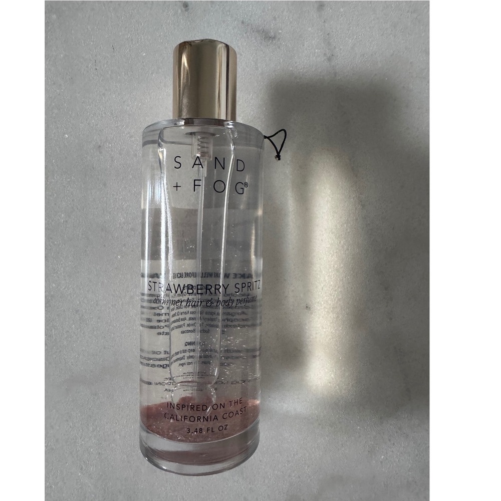 SAND + FOG Strawberry Spritz Shimmer Hair Body Perfume 3.48 Fl Oz New